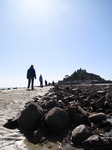 SX09103 People walking on causeway to St Michael's Mount.jpg